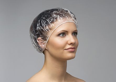 Одноразовые полиэтиленовые шапочки